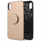 iPhone Xr 6.1in Pop Up Grip Stand Hybrid Case (Gold)